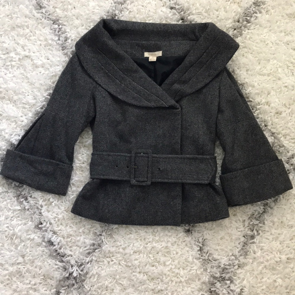 Sfera belted tweed coat from Spain